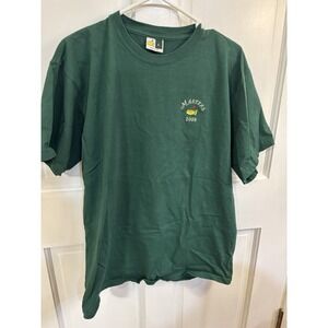 2008 Masters Green Tshirt Large
